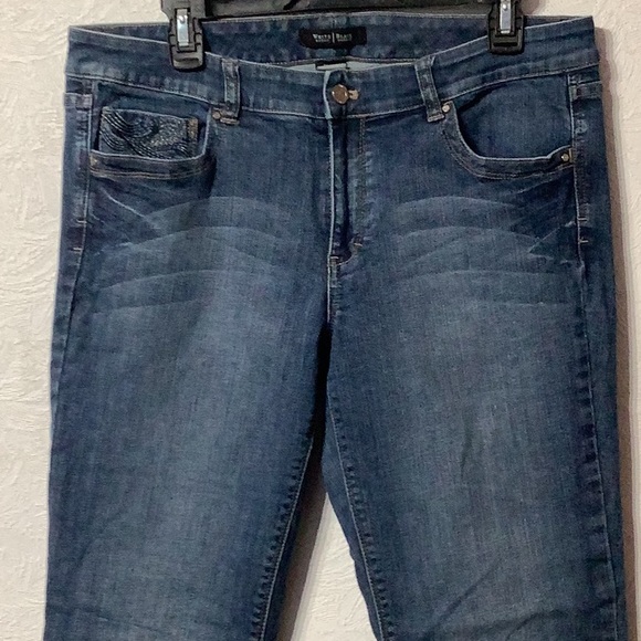 White House Black Market - Sz 12 - bootleg - professional hemmed to 27 length - Picture 3 of 11